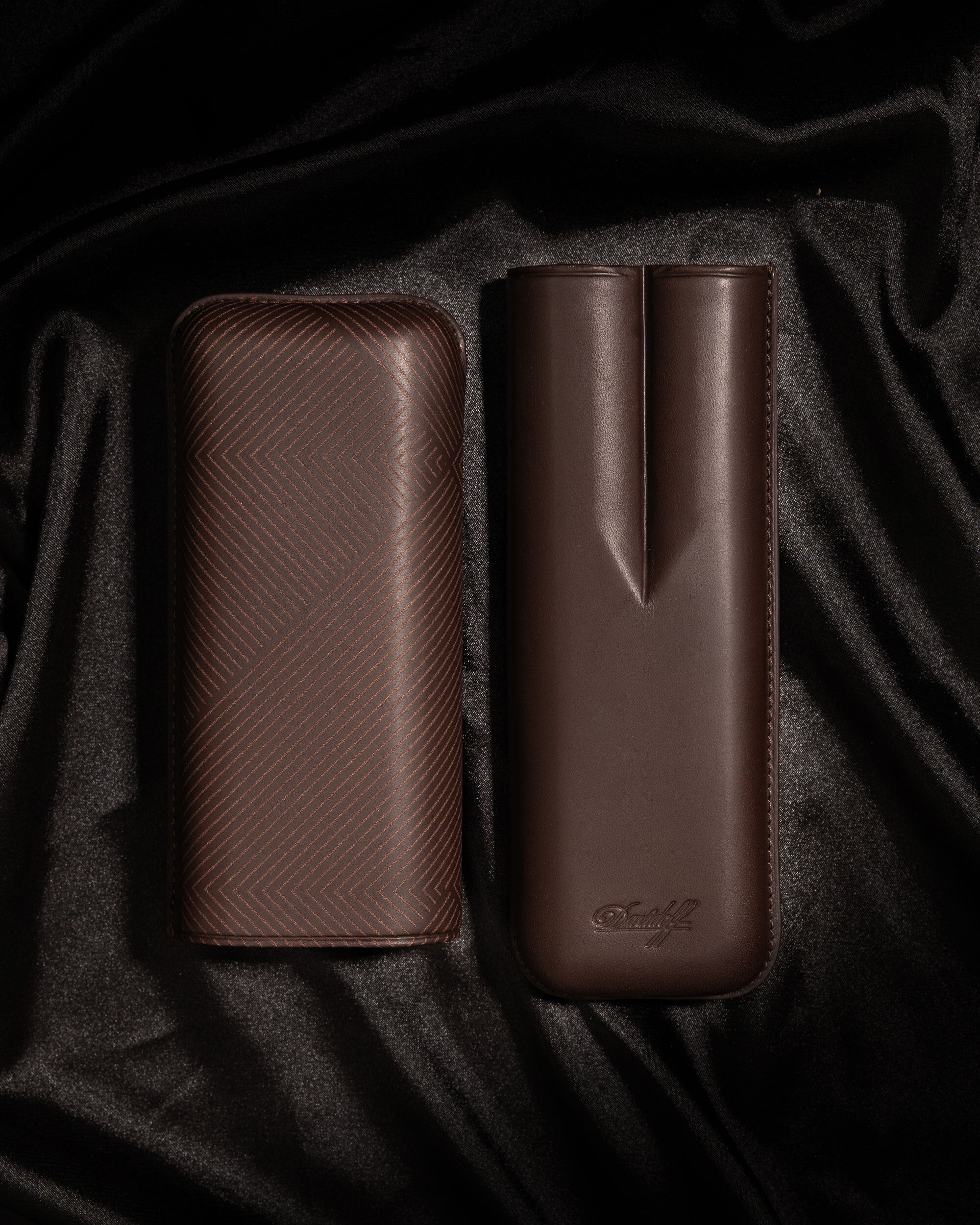 Davidoff Cigar Case Leaf (XL-2 / Brown Leather)
