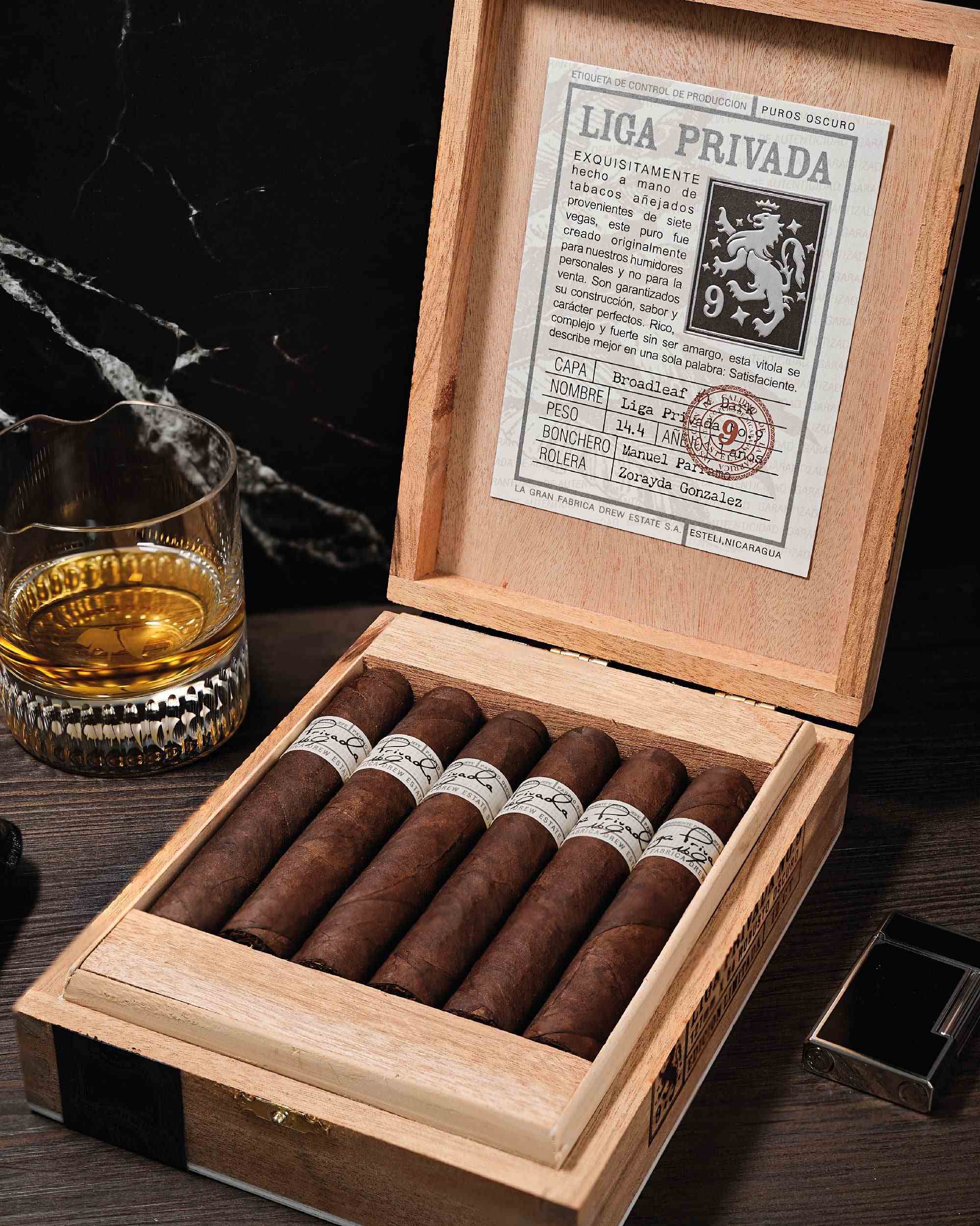 Drew Estate Liga Privada No. 9 Robusto