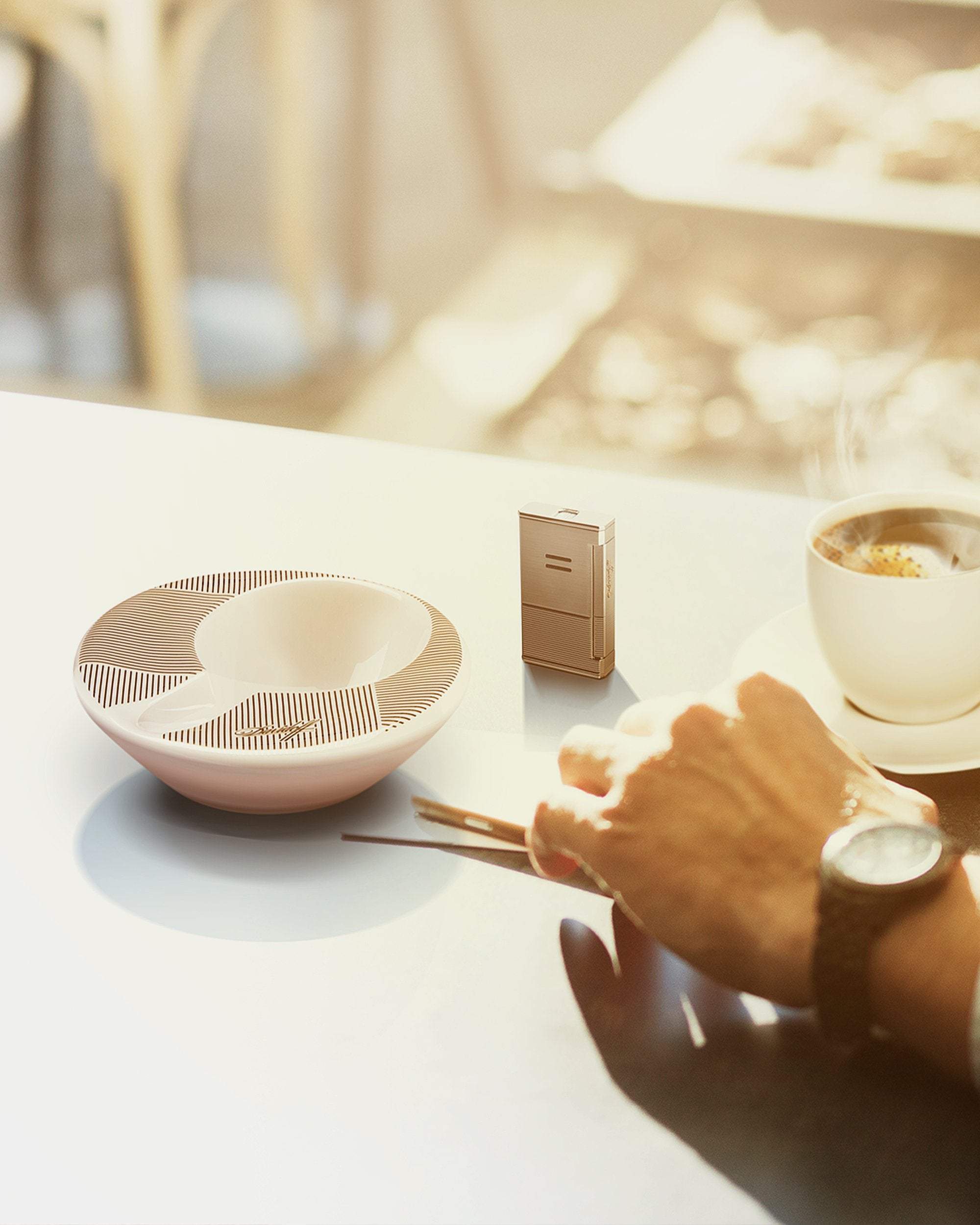 Davidoff Porcelain Round Ashtray (1 Cigar)