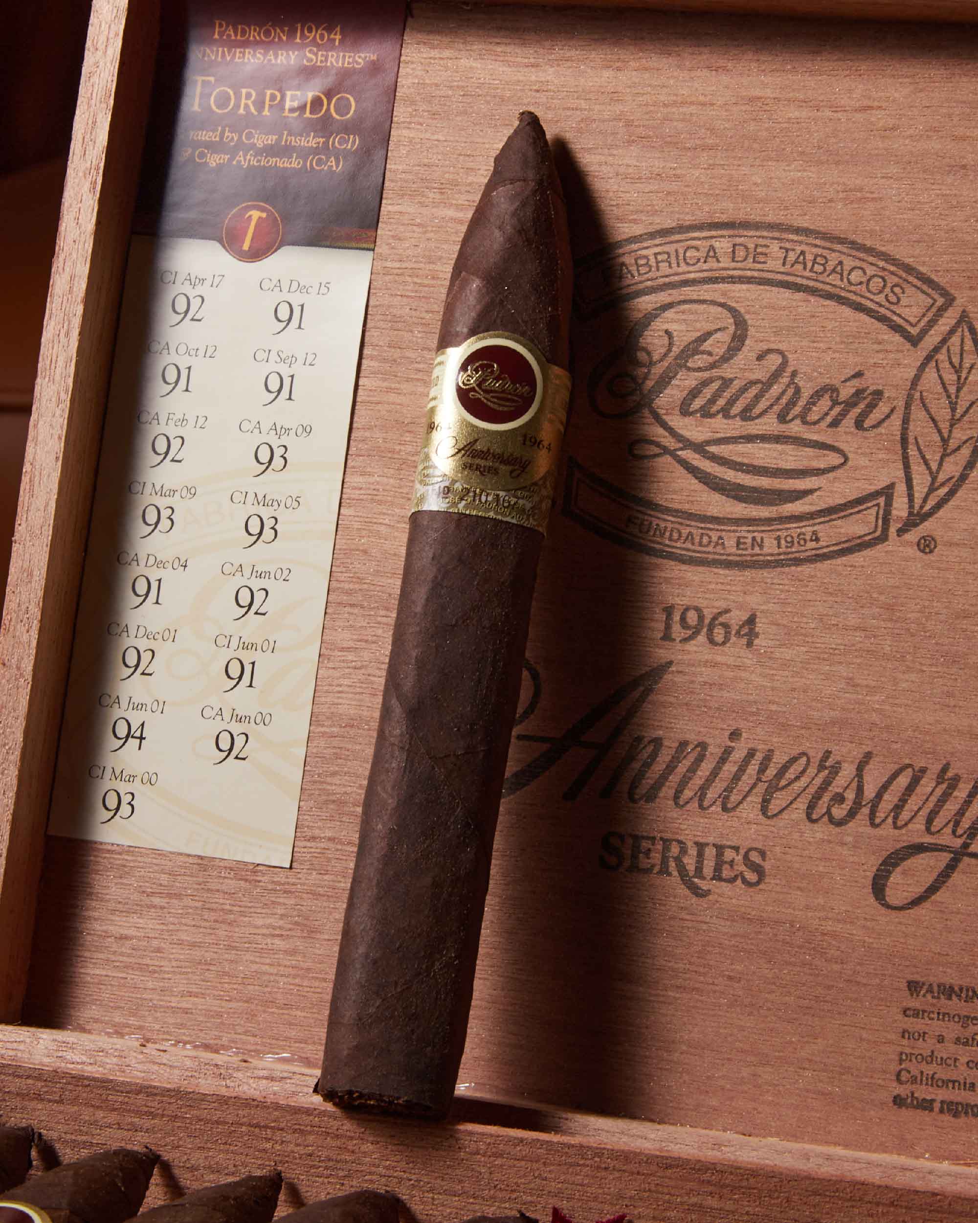 Padr??n 1964 Anniversary Torpedo Maduro